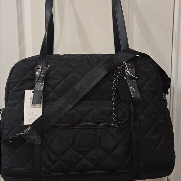 Steve Madden BLeona Quilted Weekender Travel Bag - Picture 4 of 14